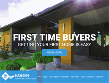 Tablet Screenshot of hansenmtg.com